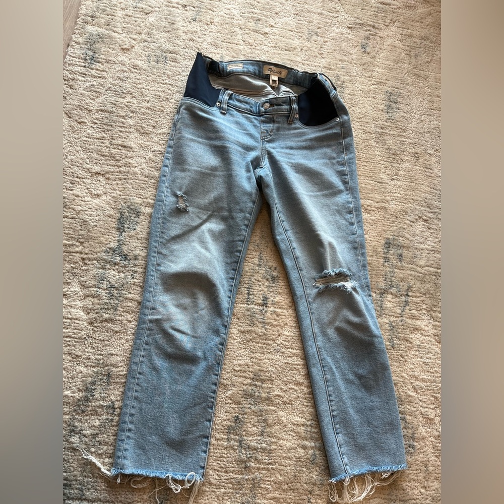 Madewell perfect maternity jeans